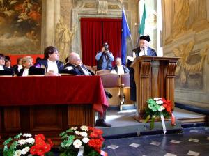 The conferment of an honorary doctorate in 2007 from the University of Genoa.