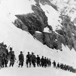 During a military exercise on the Gran Paradiso in 1939.